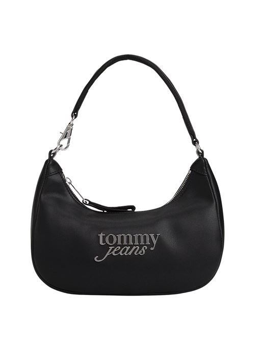 Borsa nera in poliuretano Tommy Jeans | AW0AW17895BDS